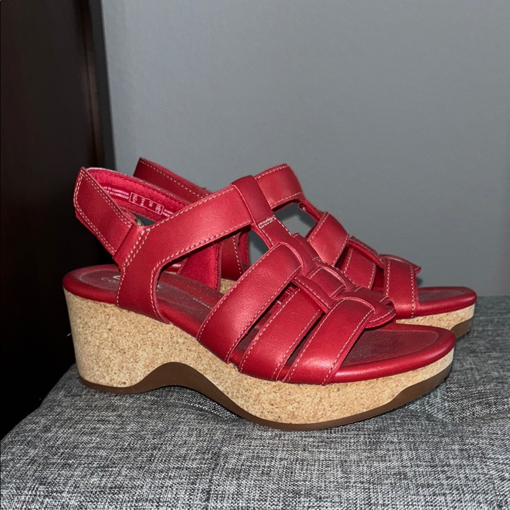 Clarks Wedge Sandals
